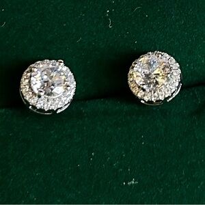 Elegant Silver Stud Earrings